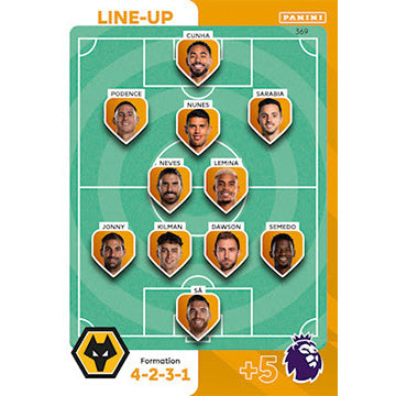 Panini Adrenalyn XL Premier League 2024 - Single WOLVERHAMPTON WANDERERS Cards (#352 - #369)