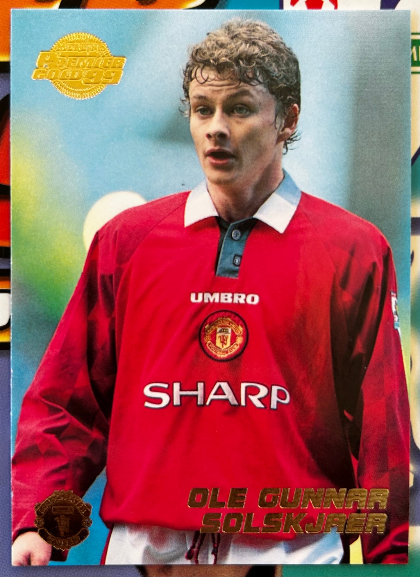 Merlin's Premier Gold 99 Trading Cards - OLE GUNNAR SOLSKJAER (MANCHESTER UNITED) #91