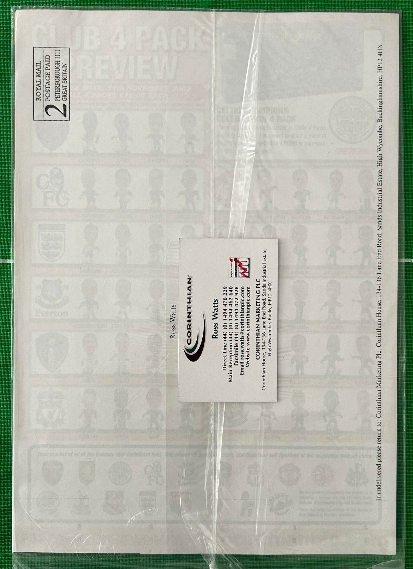 Corinthian ProStars Club Members Newsletter - Issue 17 October 2002 (Factory Sealed)