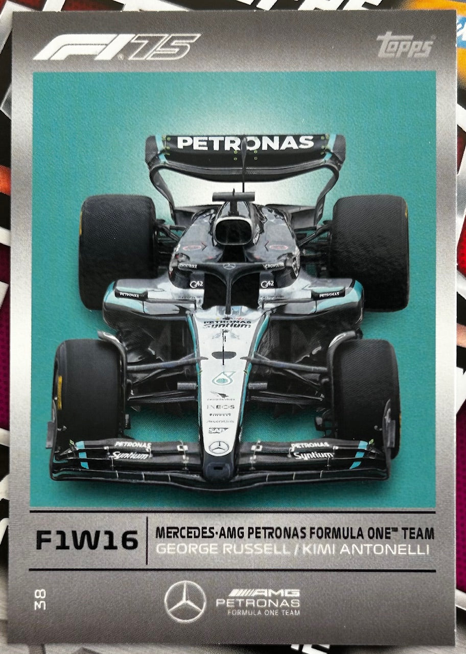 Topps F1 Turbo Attax 2025 - Single MERCEDES AMG Cards (#37 - #45)