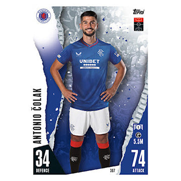 Topps 2023-24 Match Attax UEFA Single RANGERS FC Cards (#379 - #387)