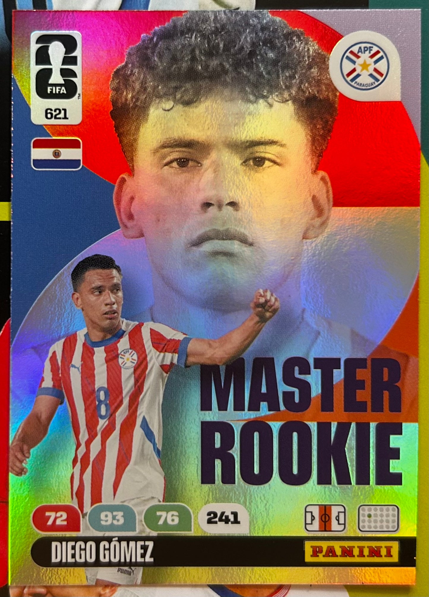 Panini FIFA World Cup 2026 Adrenalyn XL - DIEGO GOMEZ (PARAGUAY) Master Rookie #621
