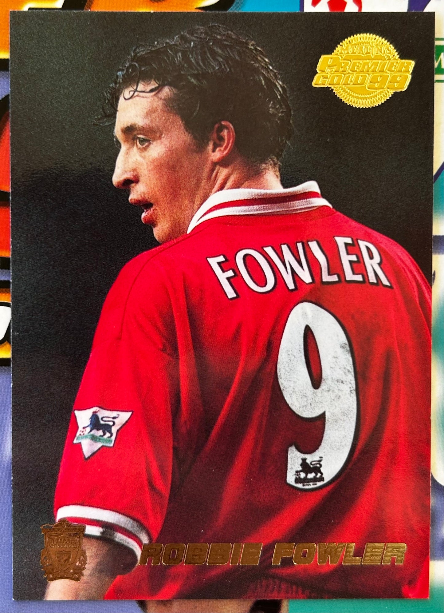 Merlin's Premier Gold 99 Trading Cards - ROBBIE FOWLER (LIVERPOOL) #81