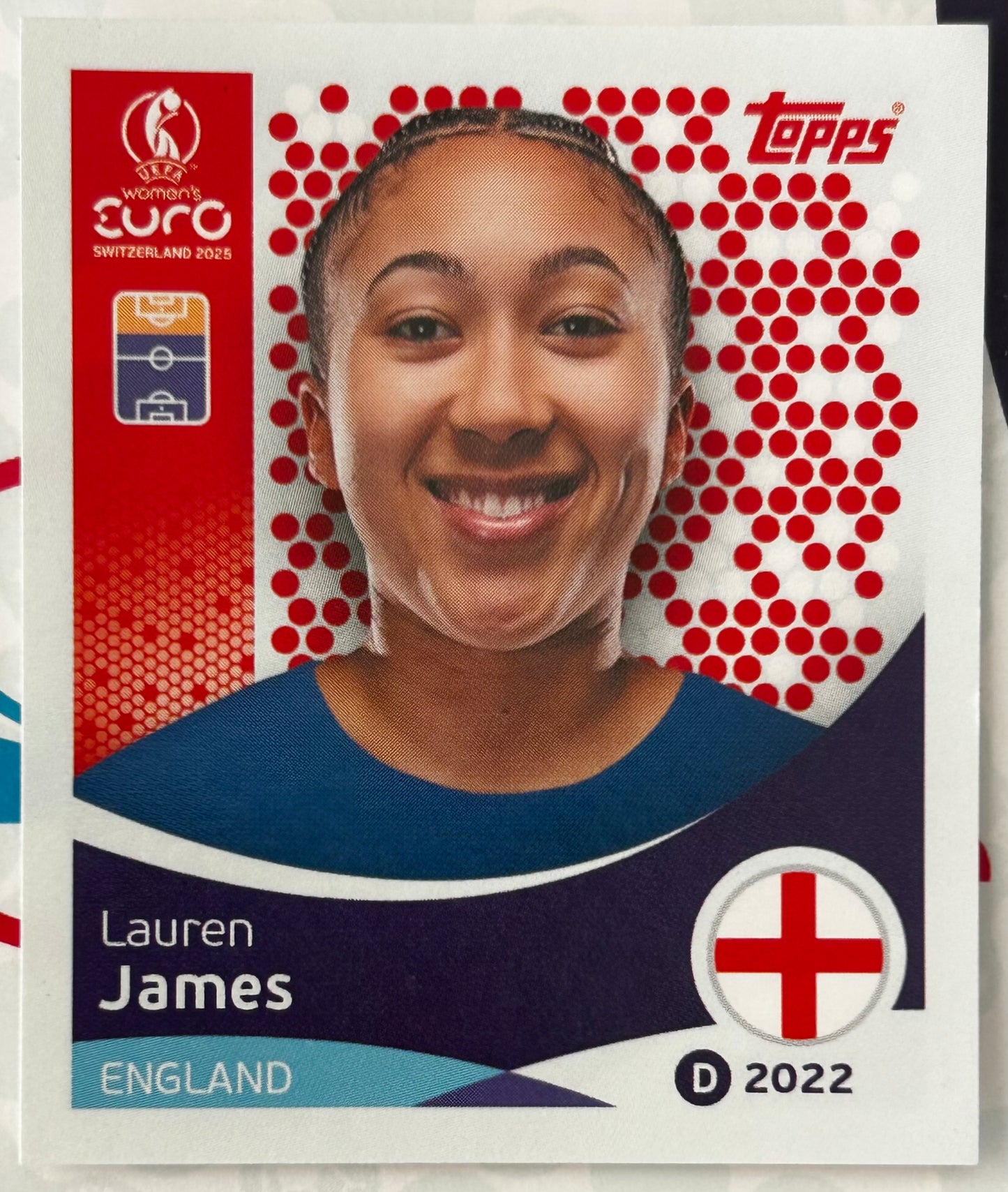 Topps UEFA Women's EURO 2025 Sticker Collection - LAUREN JAMES (ENGLAND) #265