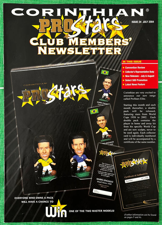 Corinthian ProStars Club Members Newsletter - Issue 24 July 2004