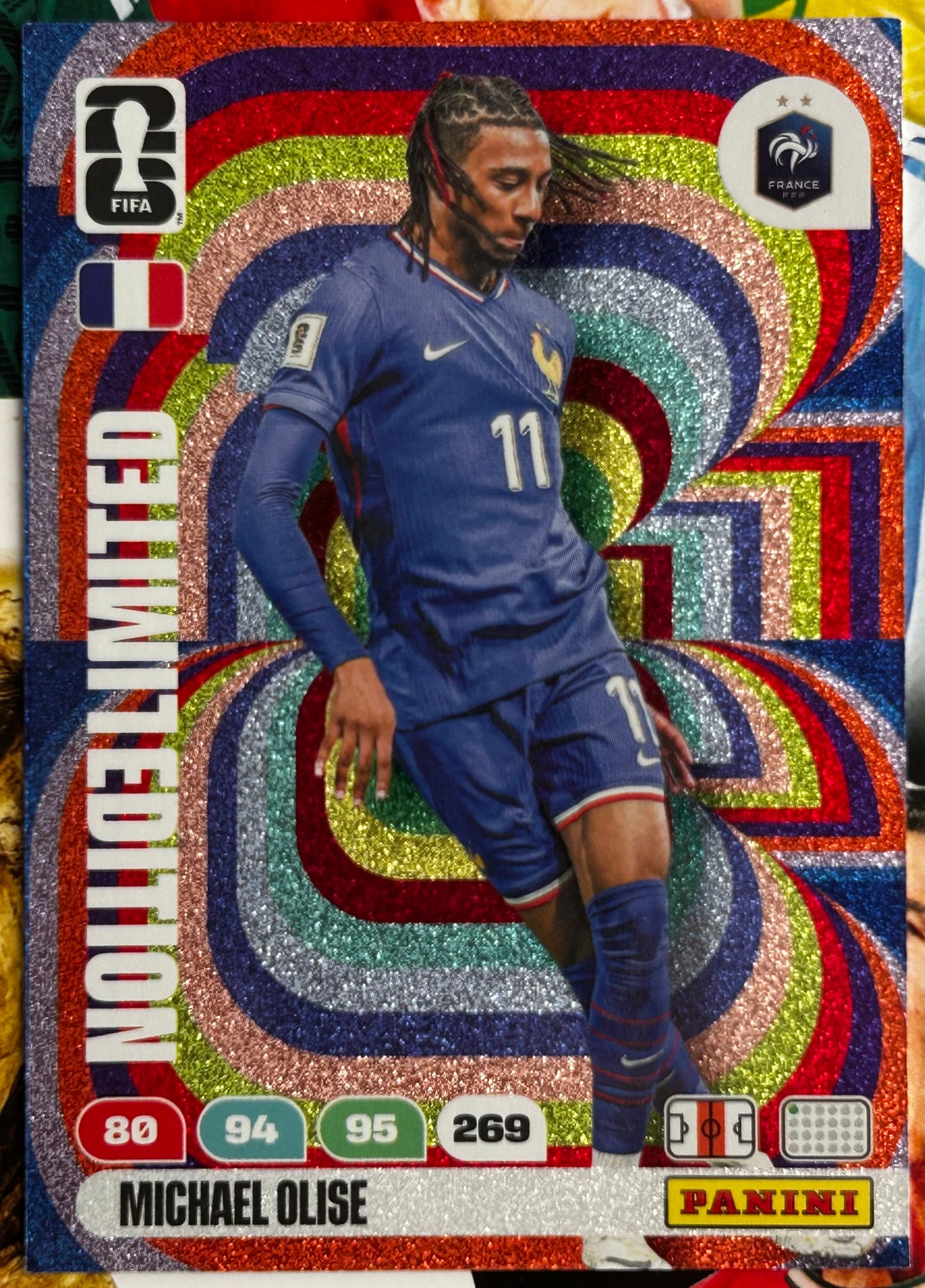 Panini FIFA World Cup 2026 Adrenalyn XL - MICHAEL OLISE (FRANCE) Limited Edition