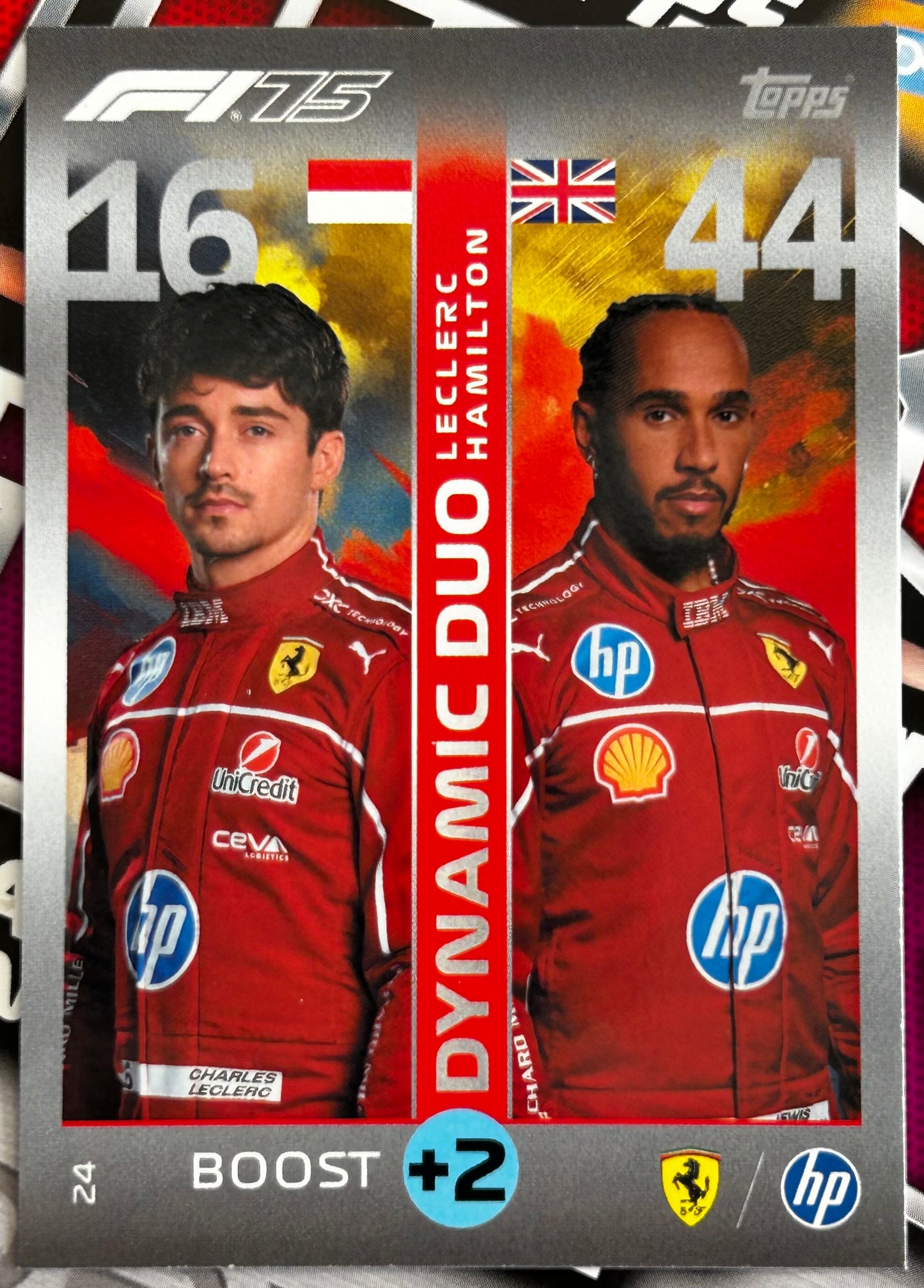 Topps F1 Turbo Attax 2025 - Single SCUDERIA FERRARI Cards (#19 - #27)