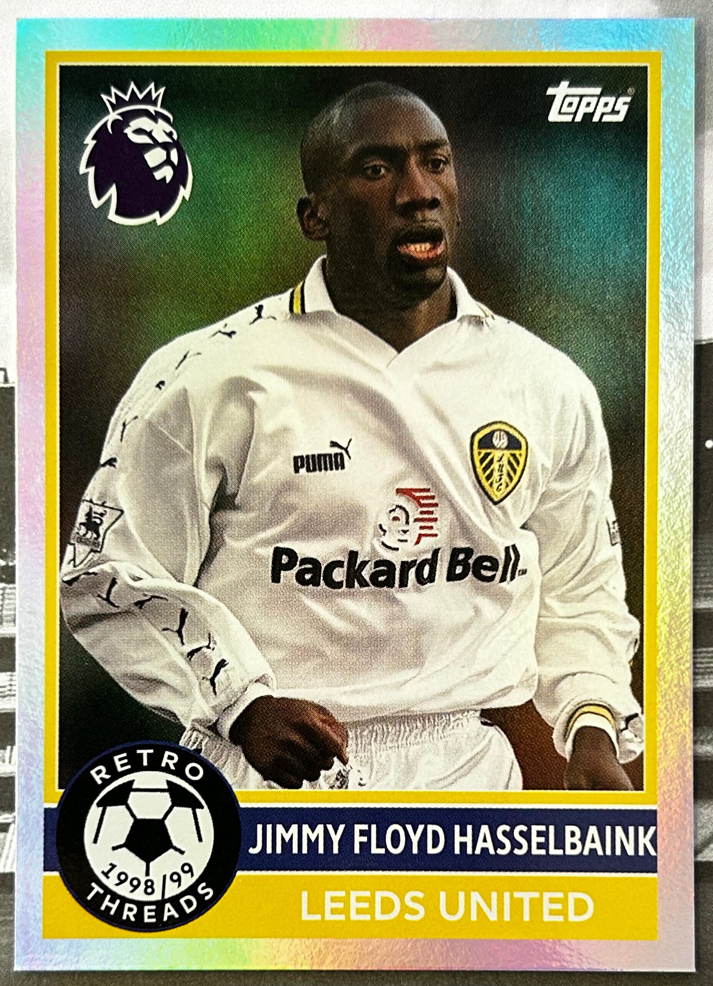 Topps Premier League 2026 Debut Edition - Single RETRO THREADS Insert Cards #381 - #400