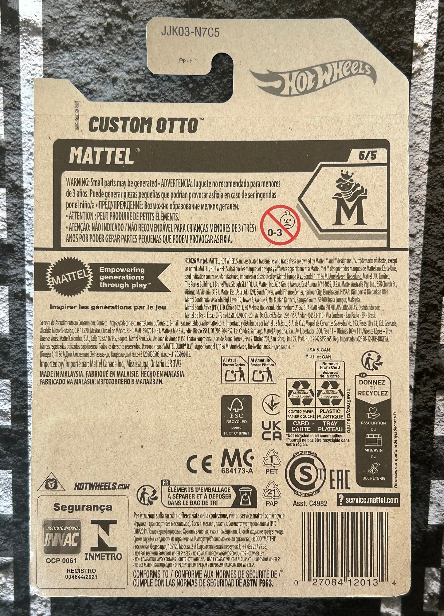 Mattel Hot Wheels Diecast Basic 1:64 - Blue Custom Otto Mattel (2026)