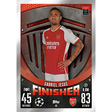 Topps 2023-24 Match Attax UEFA Single ARSENAL Cards (#28 - #45)