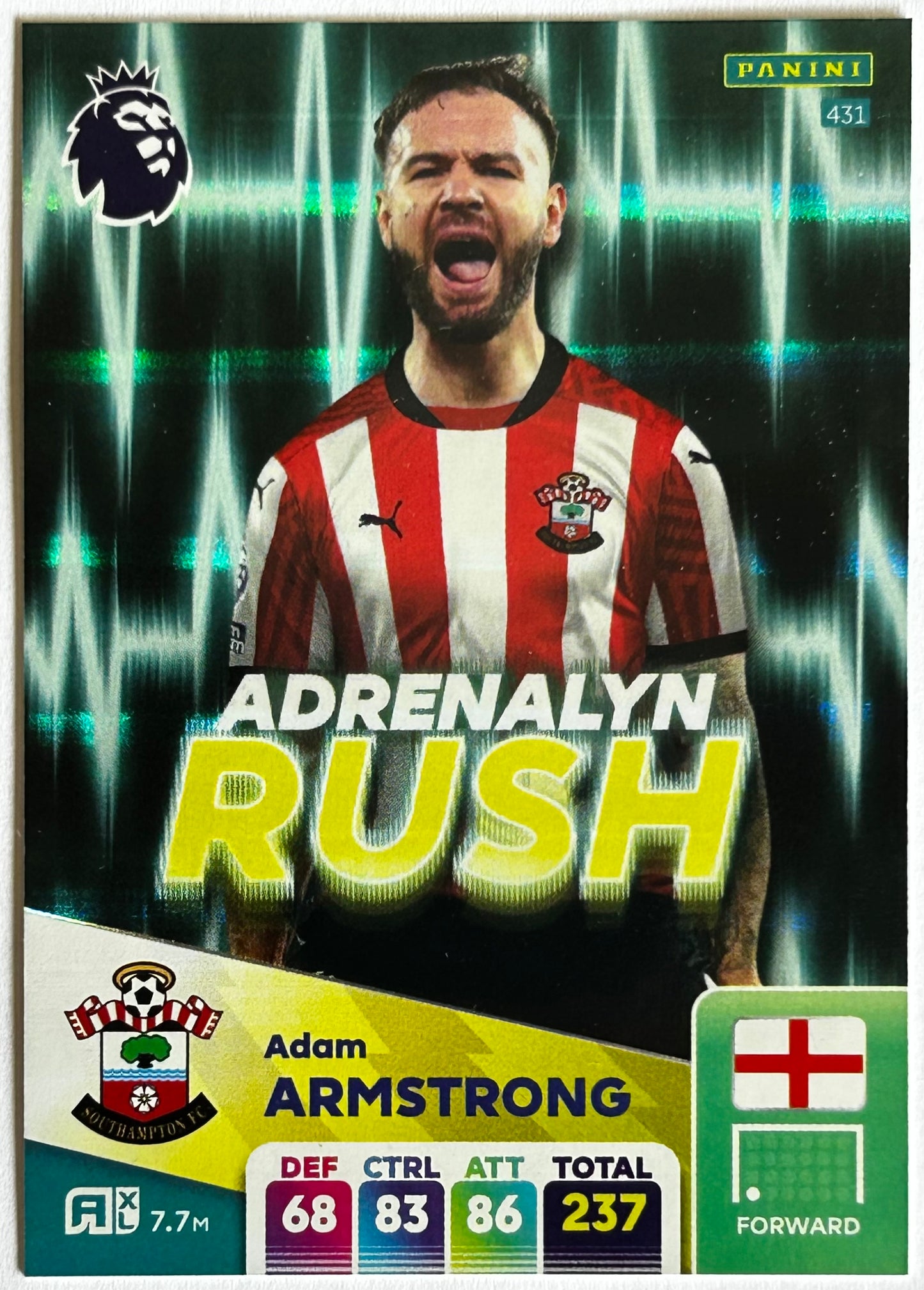 Panini Adrenalyn XL Premier League 2025 - Single ADRENALYN RUSH Cards (#427 - #432) 1:12.5 packets