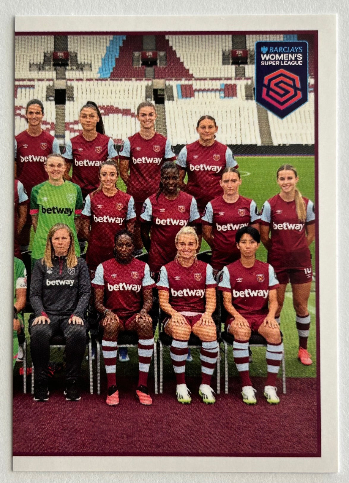 Panini Barclays Women's Super League 2024 - Single SQUAD SNAPSHOT (TOTTENHAM HOTSPUR & WEST HAM UTD) Stickers (#44 - #49)