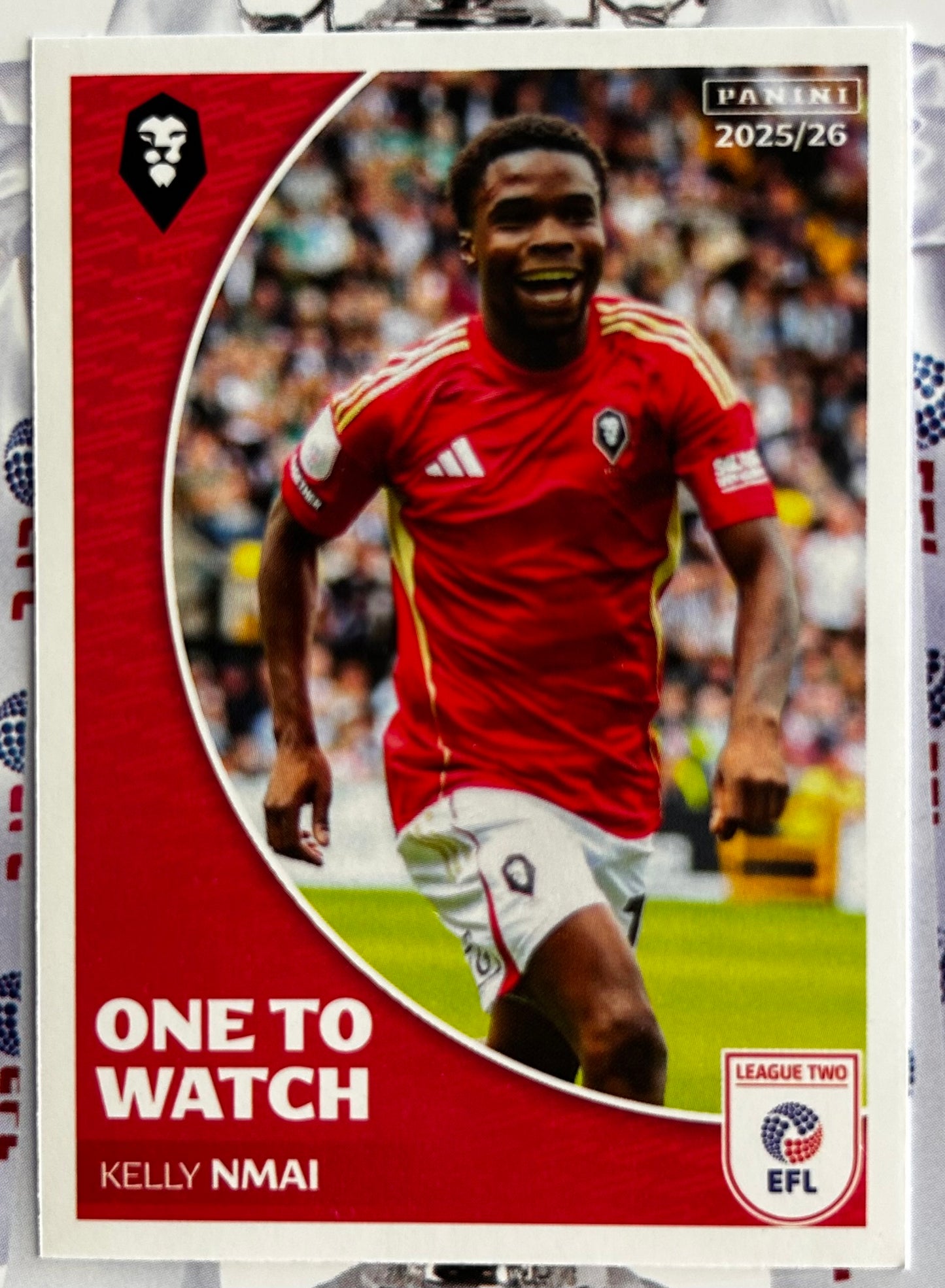 Panini EFL 2025-26 Sticker Collection - KELLY N'MAI (SALFORD CITY) One To Watch #483