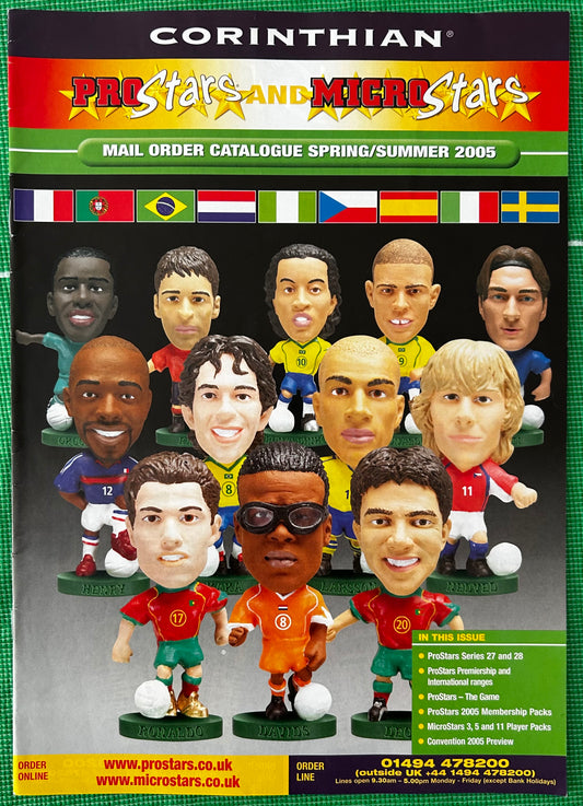 Corinthian ProStars & MicroStars Collector Mail Order Catalogue - Spring / Summer 2005