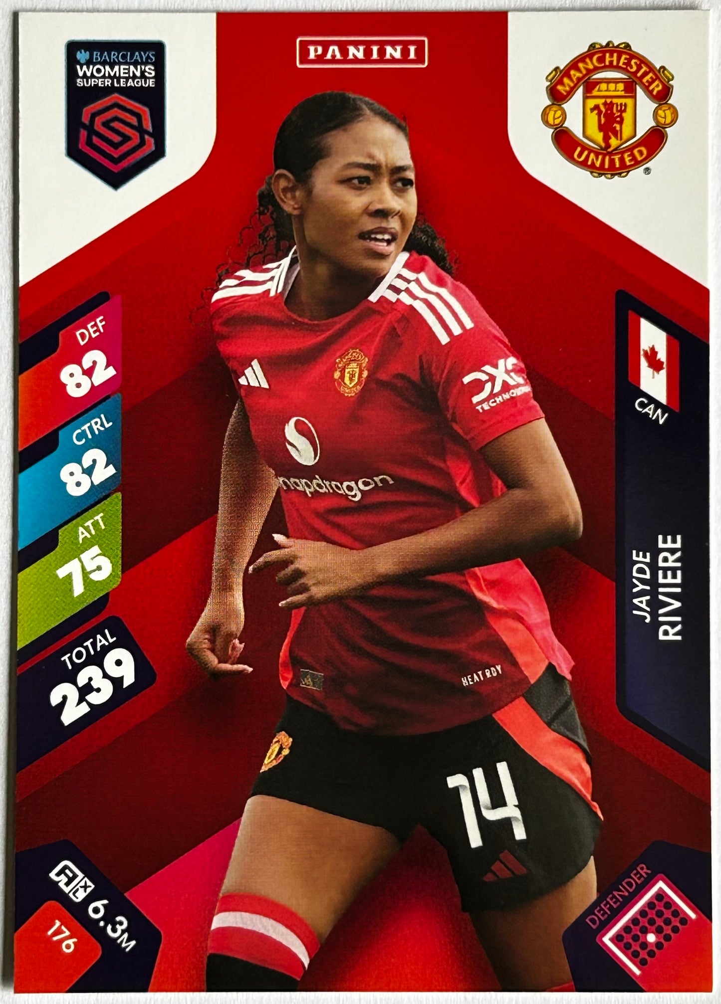 Panini Adrenalyn XL Barclays Women's Super League 2025 - Single MANCHESTER UNITED Cards #172 - #189
