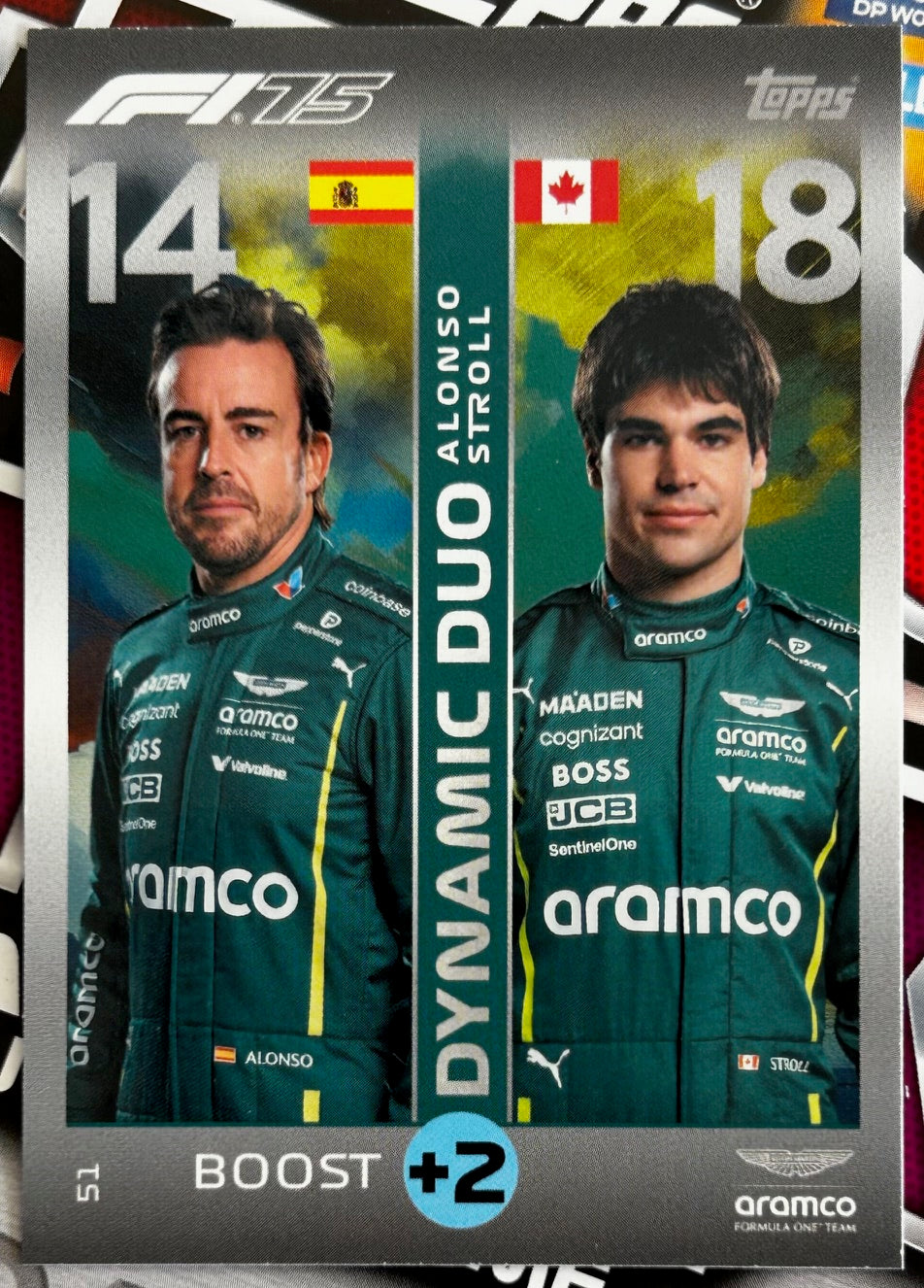 Topps F1 Turbo Attax 2025 - Single ASTON MARTIN Cards (#46 - #54)