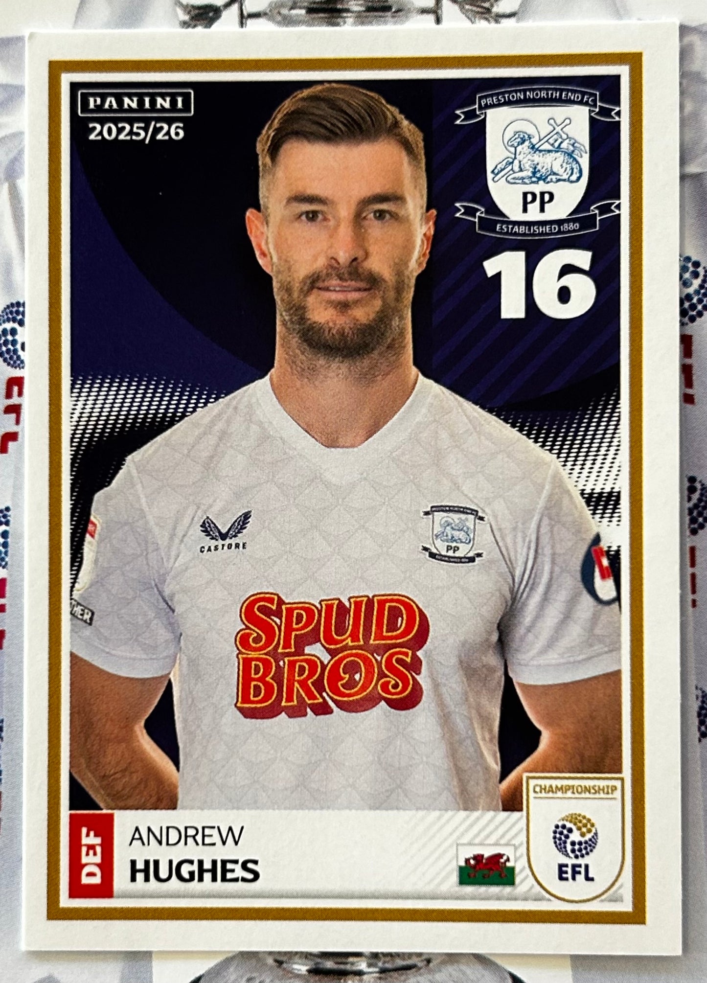 Panini EFL 2025-26 Sticker Collection - Single PRESTON NORTH END Stickers (#293 - #310)