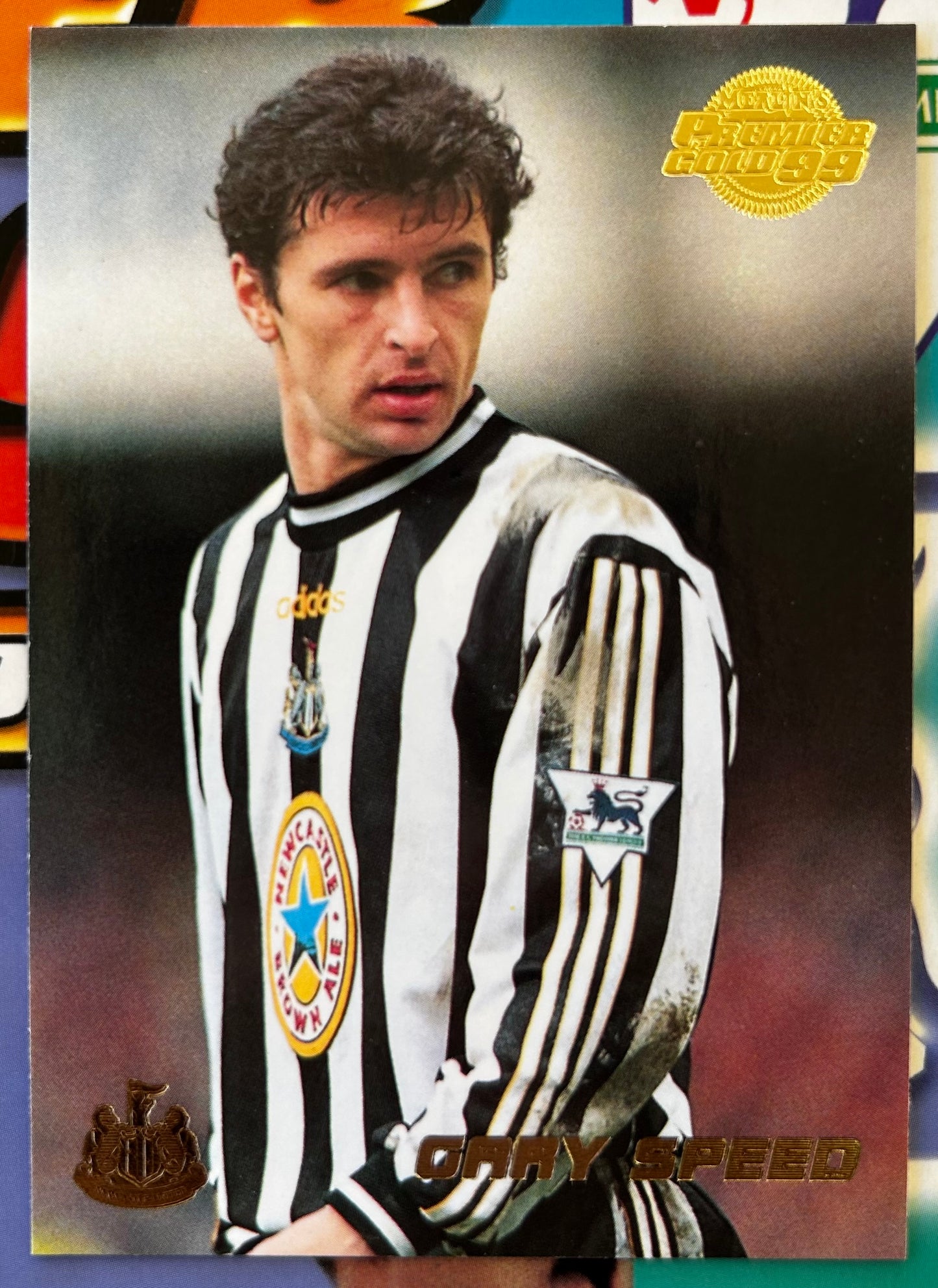 Merlin's Premier Gold 99 Trading Cards - GARY SPEED (NEWCASTLE UNITED) #102
