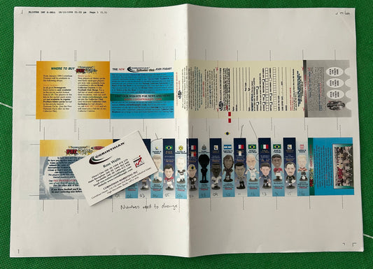 Corinthian ProStars Series 1 Blister Pack Cross Sell - Iconic Brian Laudrup (Denmark & Chelsea) Error PRO036