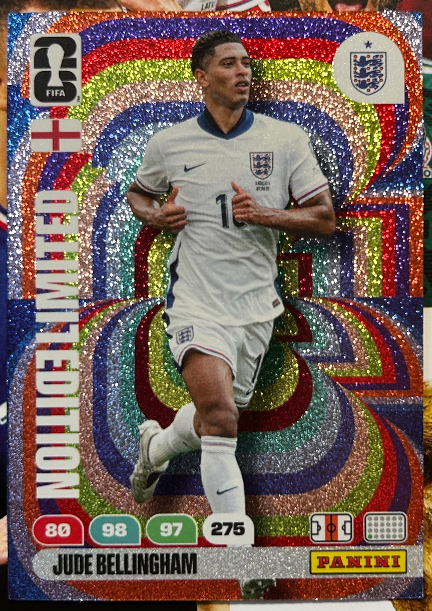 Panini FIFA World Cup 2026 Adrenalyn XL - JUDE BELLINGHAM (ENGLAND) Limited Edition