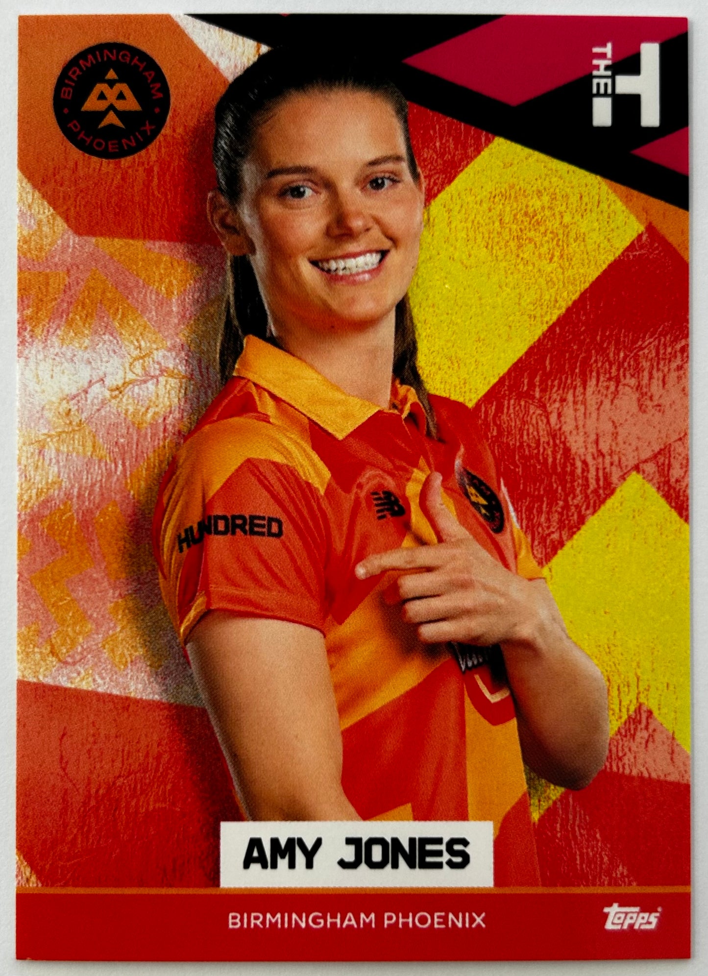 Topps The Hundred 2022 Trading Card Collection - AMY JONES (Birmingham Phoenix)