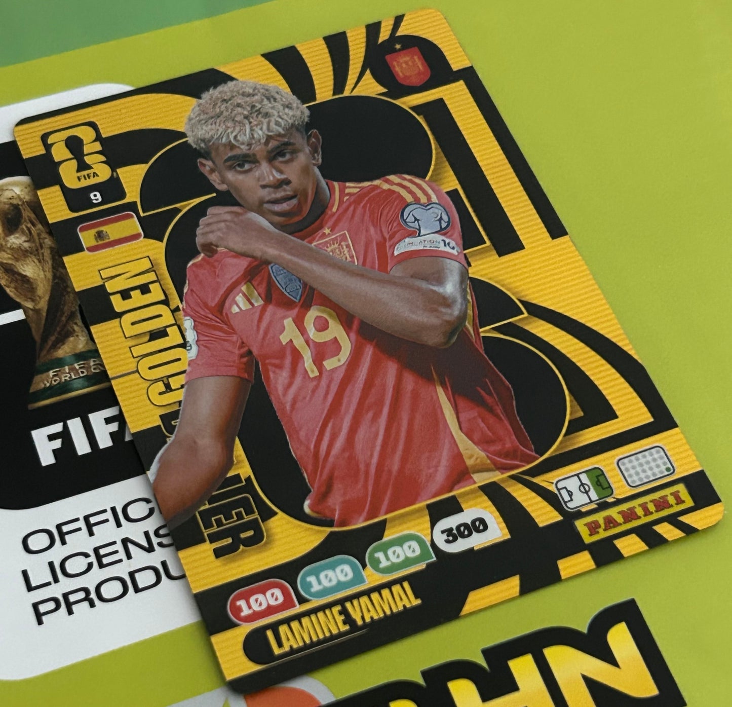 Panini FIFA World Cup 2026 Adrenalyn XL - LAMINE YAMAL (SPAIN) Golden Baller #9