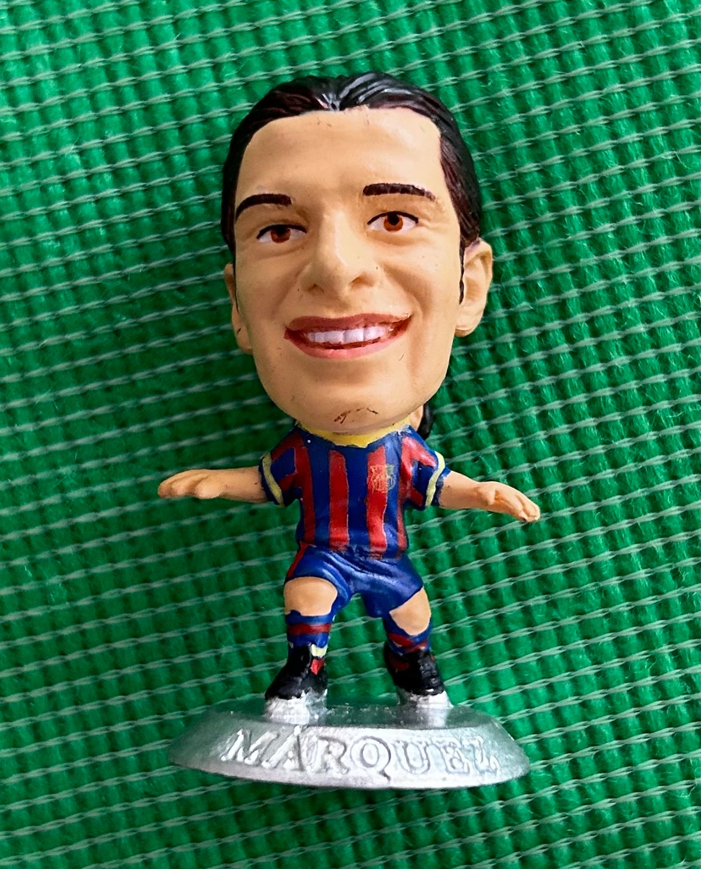 Corinthian Microstars - RAFAEL MARQUEZ (FC BARCELONA) UK Series 19 World Stars Silver Base MC12682 *Loose*