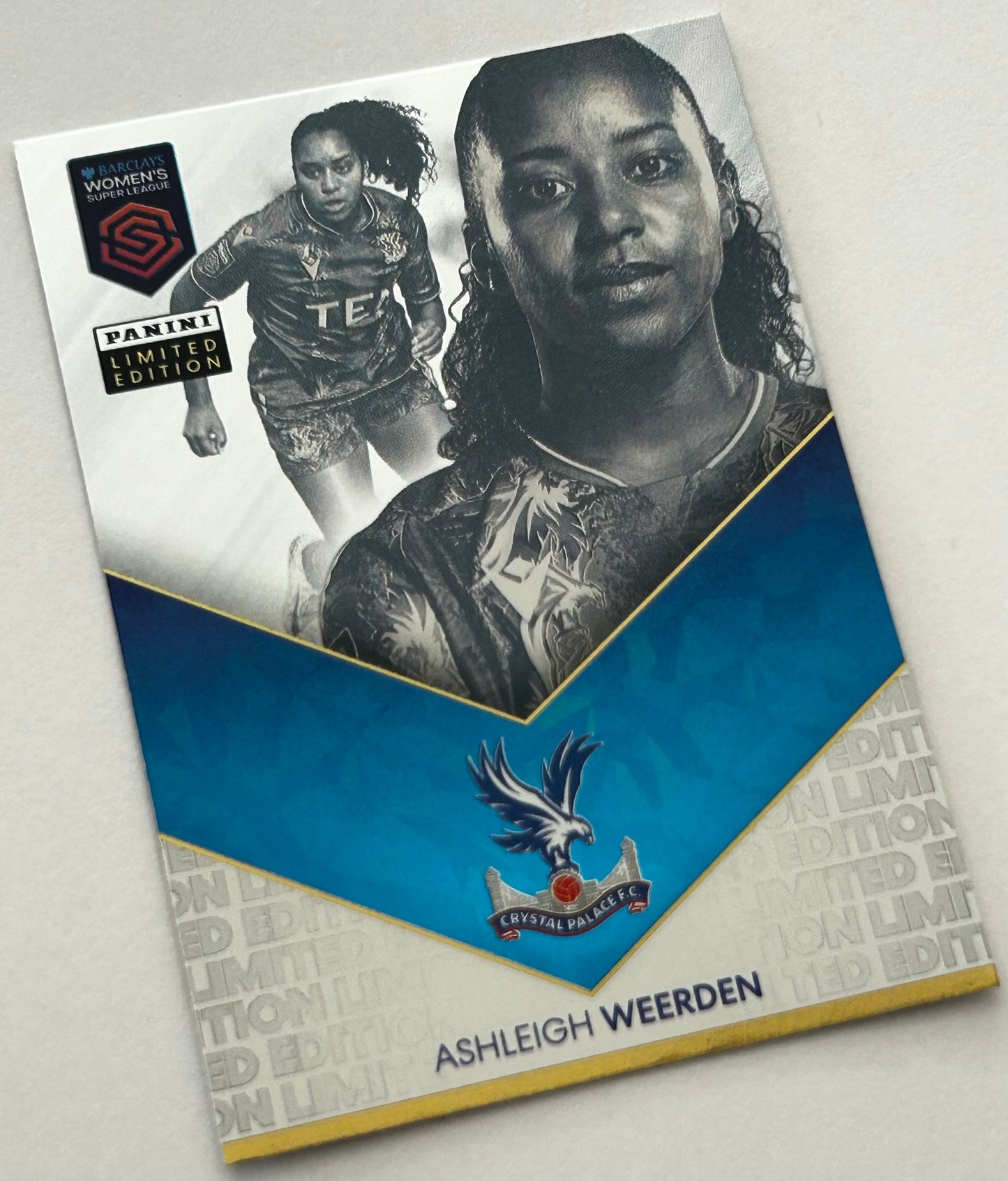 Panini Adrenalyn XL Barclays Women's Super League 2025 - ASHLEIGH WEERDEN (CRYSTAL PALACE) Limited Edition
