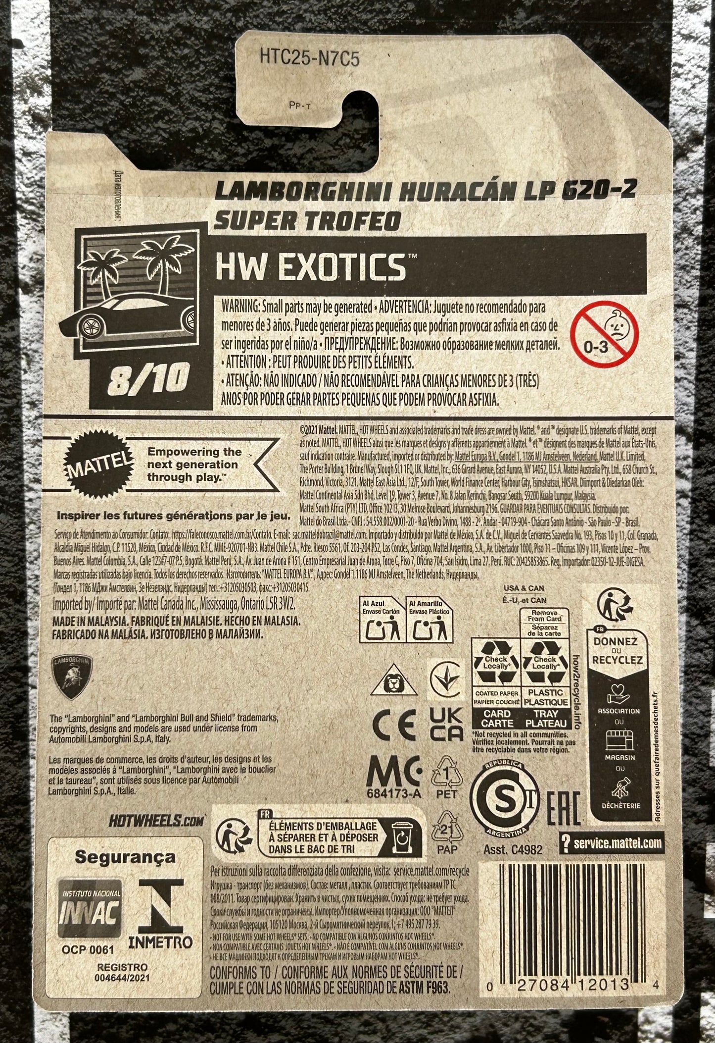 Mattel Hot Wheels Diecast Basic 1:64 - McLaren F1 HW: The '90s