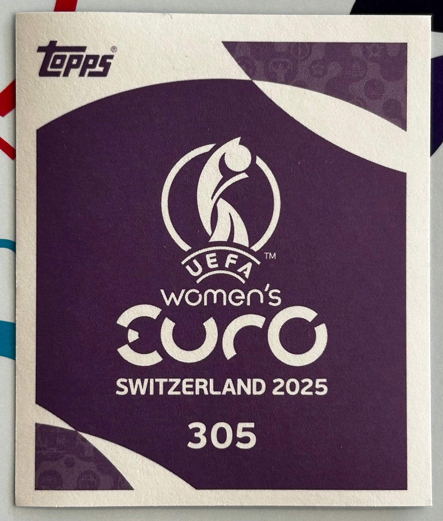 Topps UEFA Women's EURO 2025 Sticker Collection - KATRINE PEDERSEN (DENMARK) Legend Holo Foil #305
