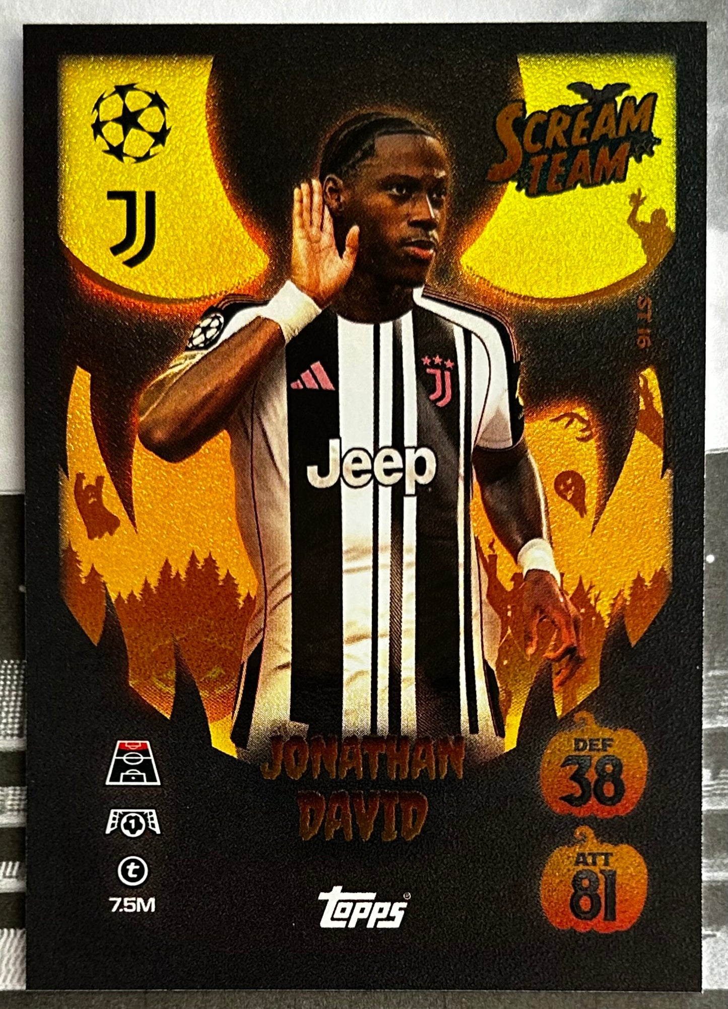 Topps 2025-26 Match Attax UEFA Update - Single SCREAM TEAM Cards (ST1 - ST16)