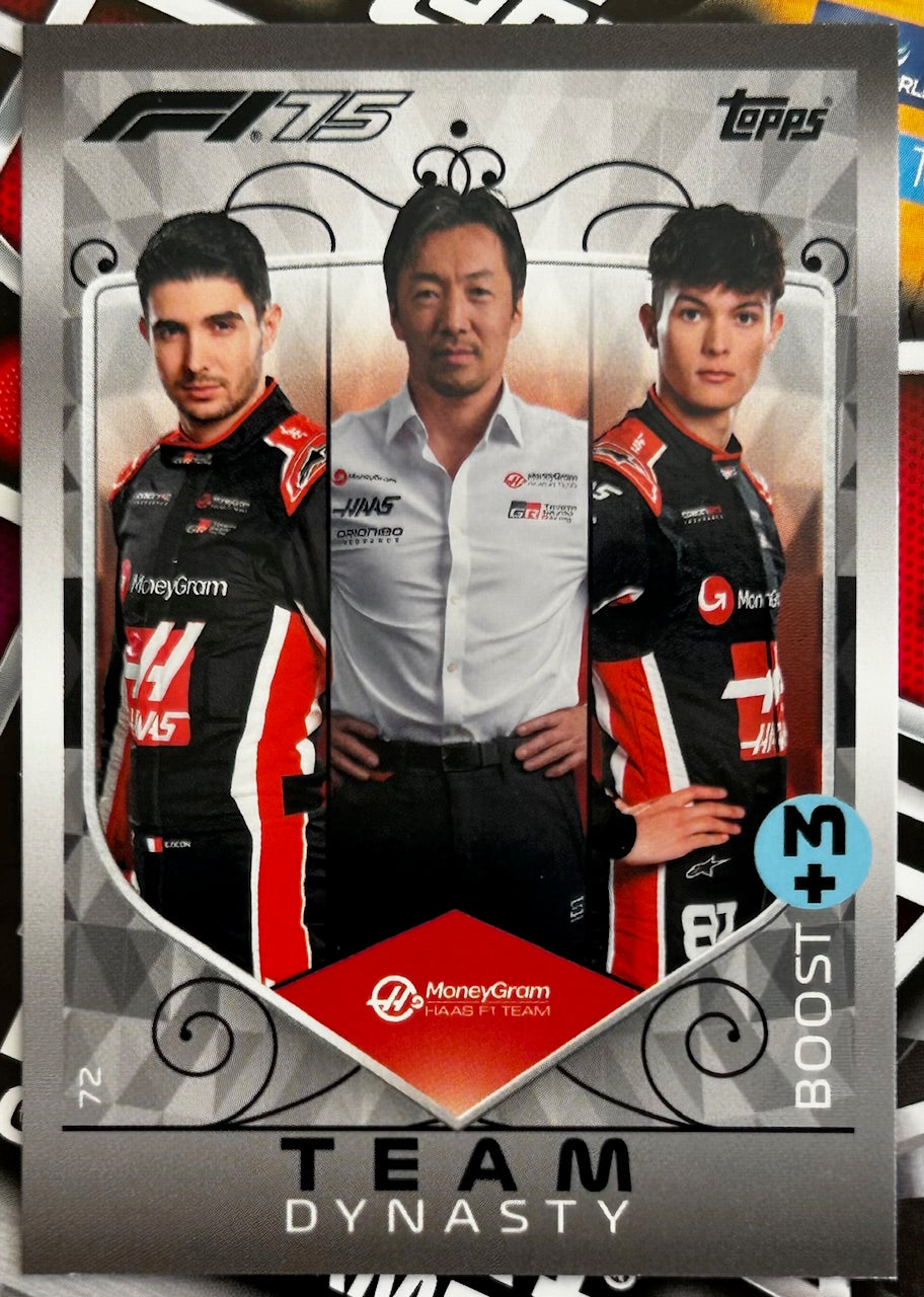 Topps F1 Turbo Attax 2025 - Single MONEYGRAM HAAS F1 TEAM Cards (#64 - #72)