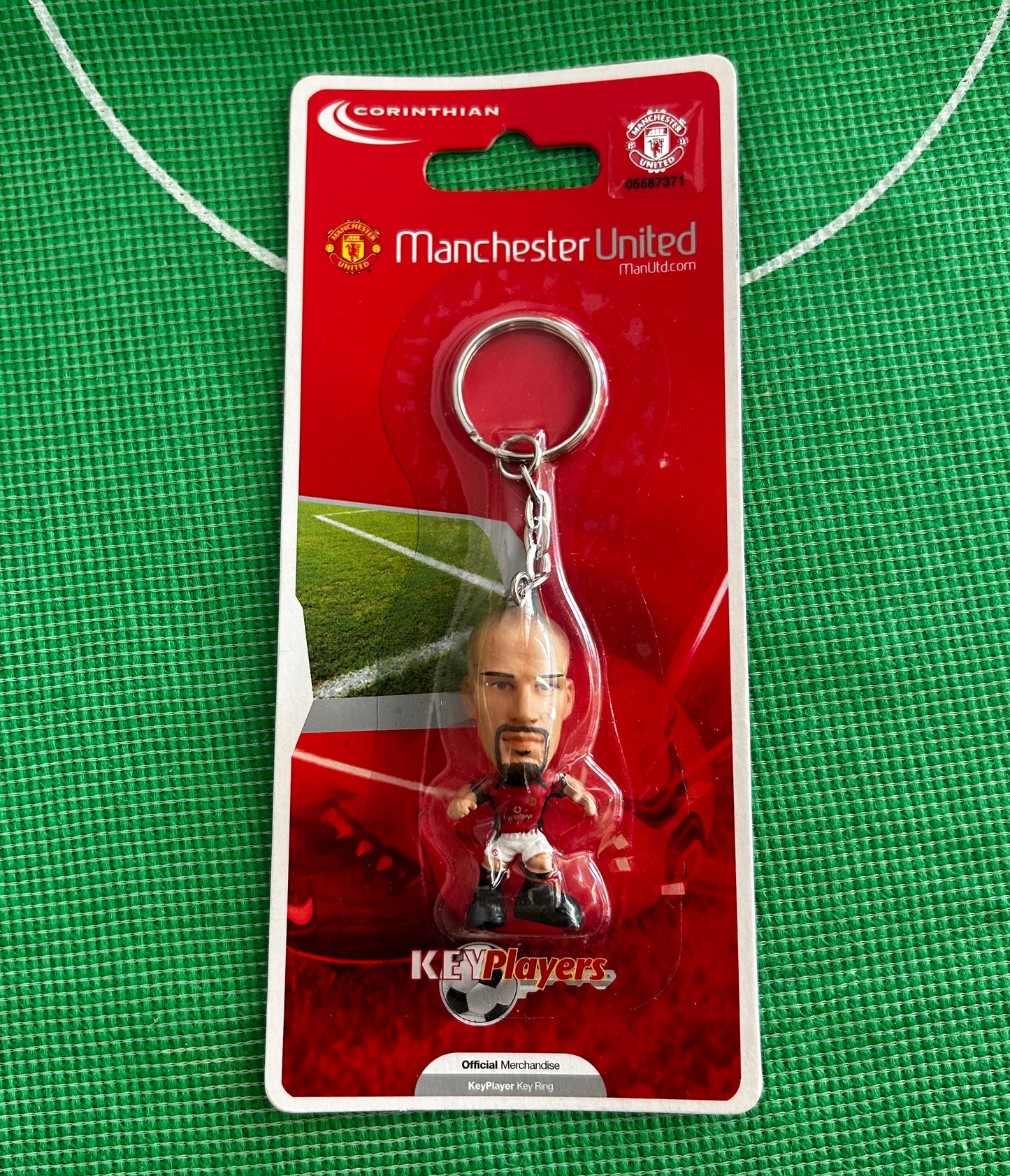 Corinthian Key Players - JUAN SEBASTIAN VERON (MANCHESTER UNITED) Football Figure Keyring *2003 Release*