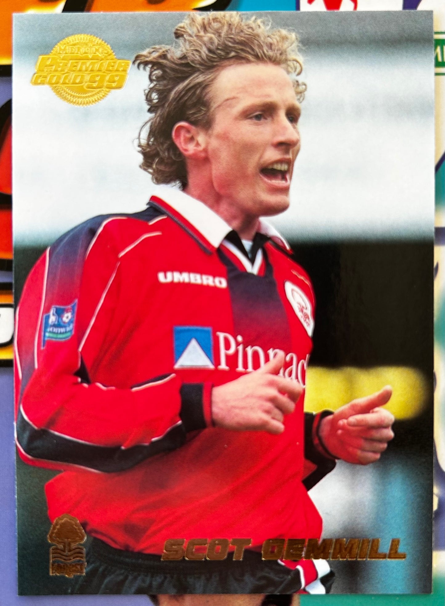 Merlin's Premier Gold 99 Trading Cards - SCOT GEMMILL (NOTTINGHAM FOREST) #110