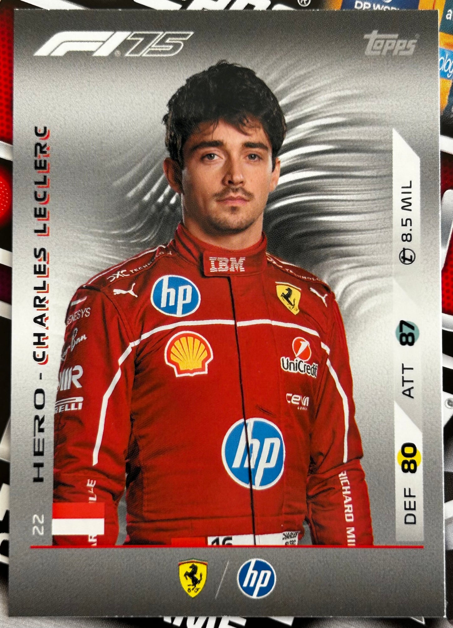 Topps F1 Turbo Attax 2025 - Single SCUDERIA FERRARI Cards (#19 - #27)
