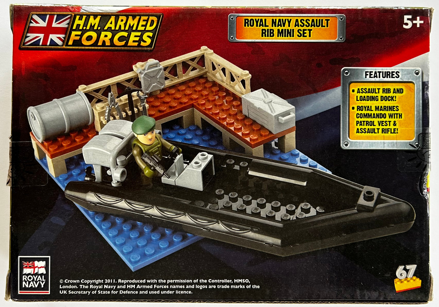 H.M. Armed Forces Figure Pack - Royal Navy Assault RIB Mini Set (2011 Release)