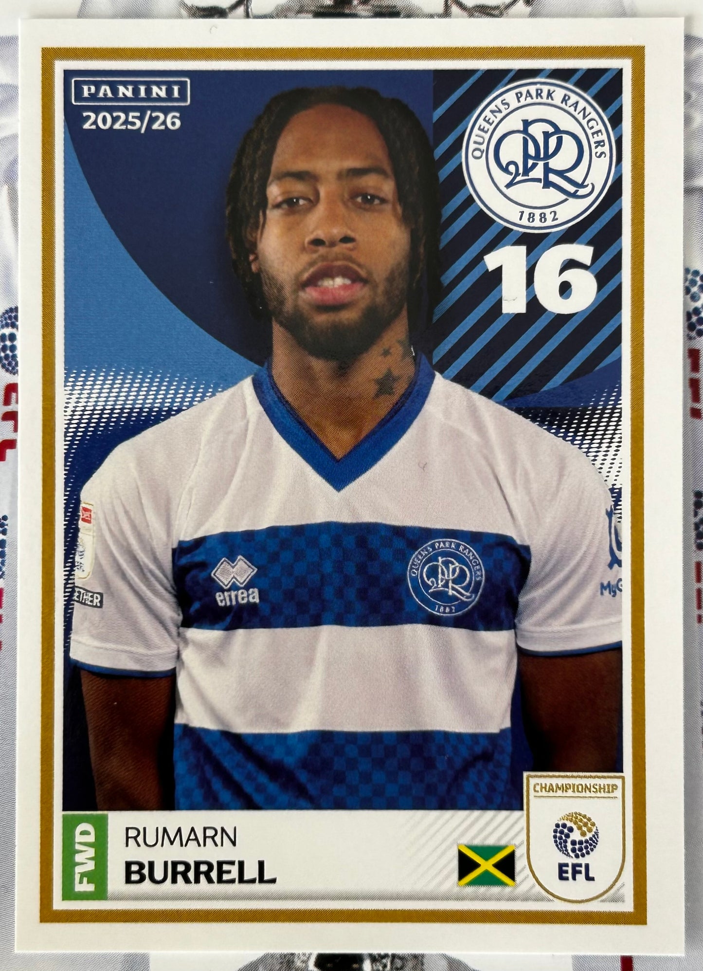 Panini EFL 2025-26 Sticker Collection - Single QUEENS PARK RANGERS Stickers (#311 - #328)