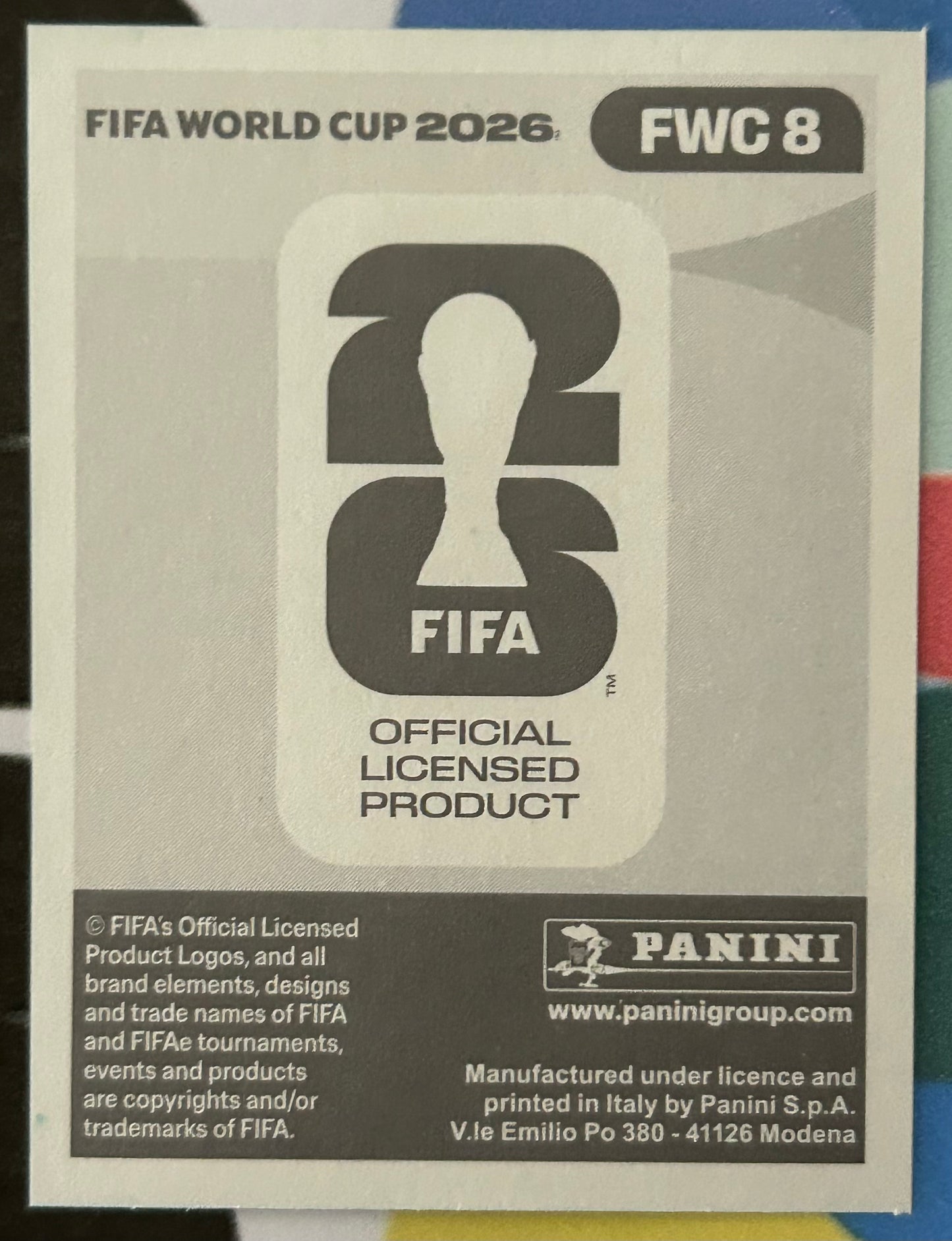 Panini FIFA World Cup 2026 Official Sticker Collection - HOST COUNTRY EMBLEM (USA) Foil Sticker FWC8