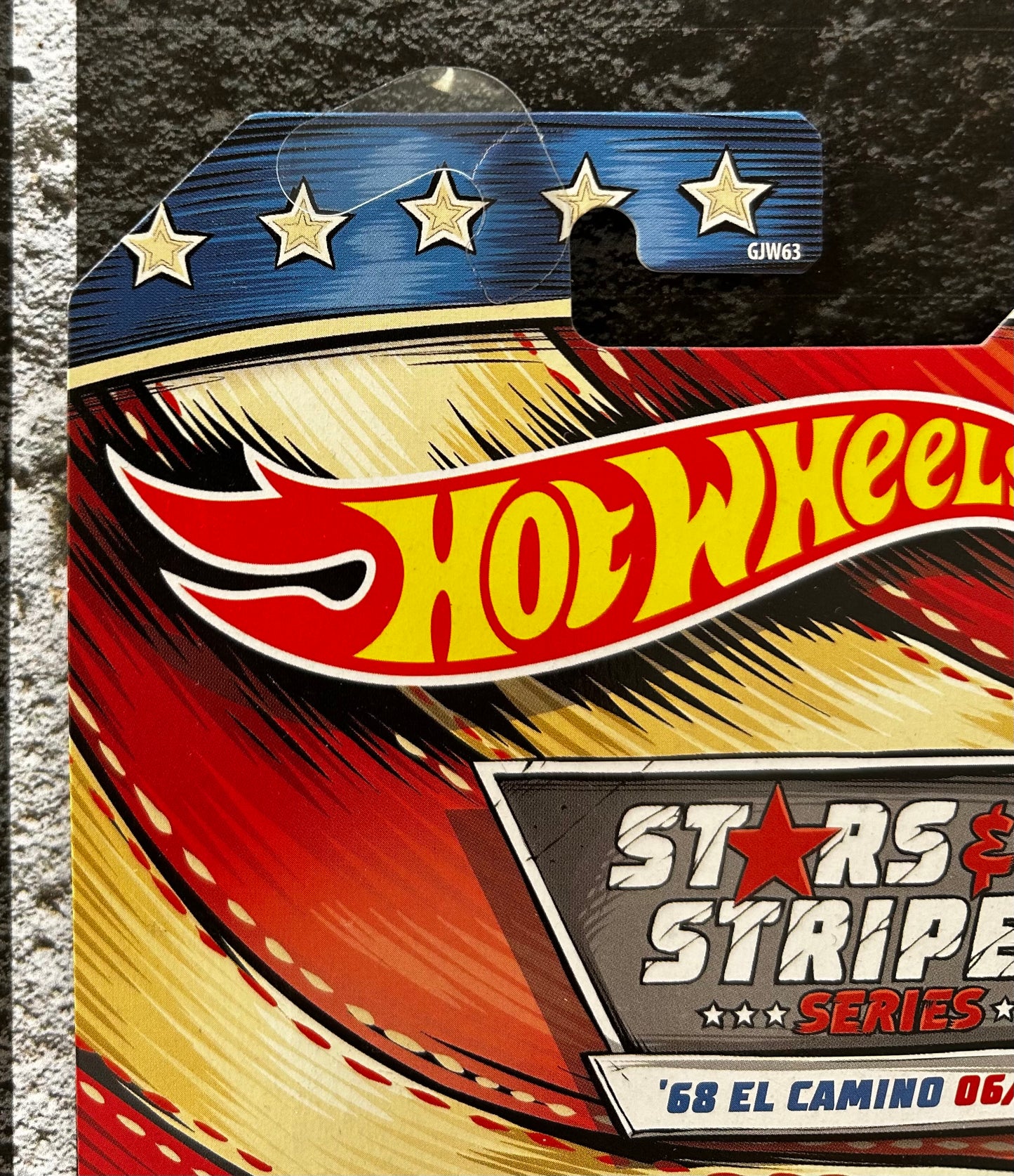 Mattel Hot Wheels Diecast 1:64 - '68 El Camino 06/10 Stars & Stripes Series