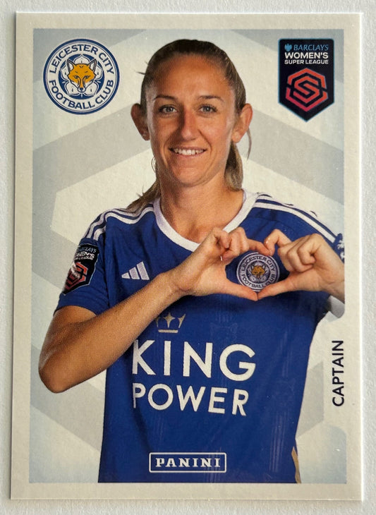 Panini Barclays Women's Super League 2024 - WHELAN (LEICESTER CITY) Captain Sticker #8