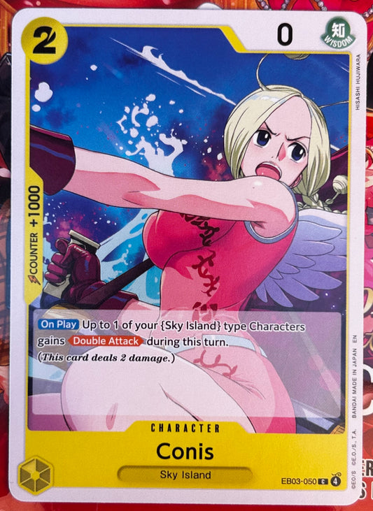 EB03-050 CONIS One Piece Character Card (Yellow) English