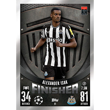 Topps 2023-24 Match Attax UEFA Single NEWCASTLE UNITED Cards (#64 - #81)