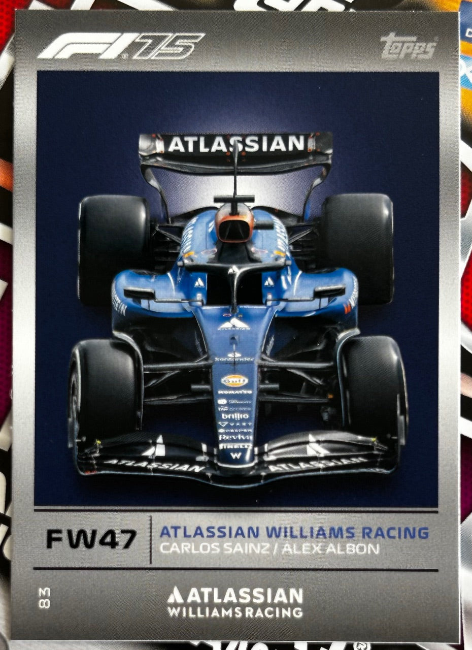 Topps F1 Turbo Attax 2025 - Single WILLIAMS RACING Cards (#82 - #90)