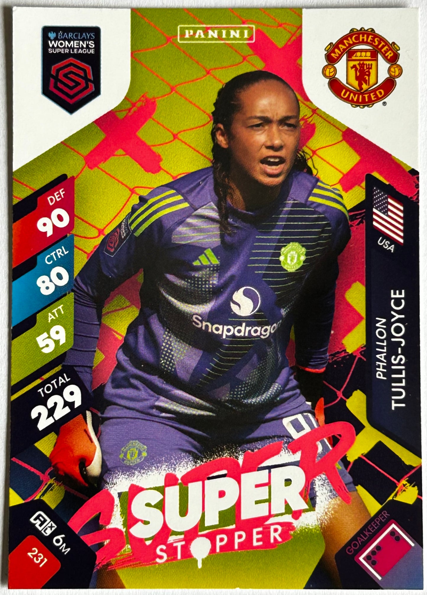 Panini Adrenalyn XL Barclays Women's Super League 2025 - Single SUPER STOPPER Cards (1:6.5 packets) #226 - #231