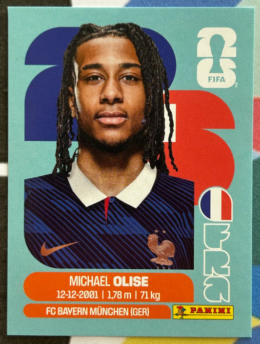 Panini FIFA World Cup 2026 Official Sticker Collection - MICHAEL OLISE (FRANCE) FRA14
