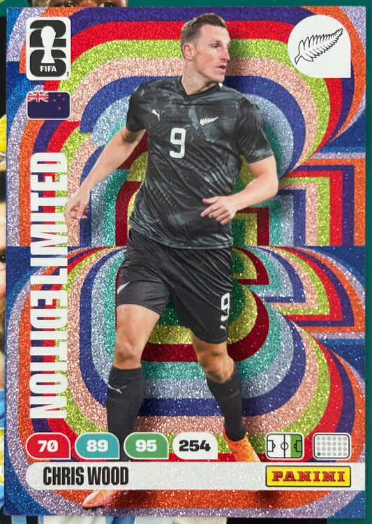 Panini FIFA World Cup 2026 Adrenalyn XL - CHRIS WOOD (NEW ZEALAND) Limited Edition