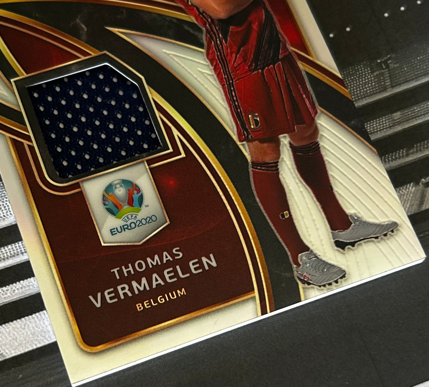 Panini Select UEFA EURO 2020 Soccer - THOMAS VERMAELEN (BELGIUM) Match-worn Jersey Patch ST-TV