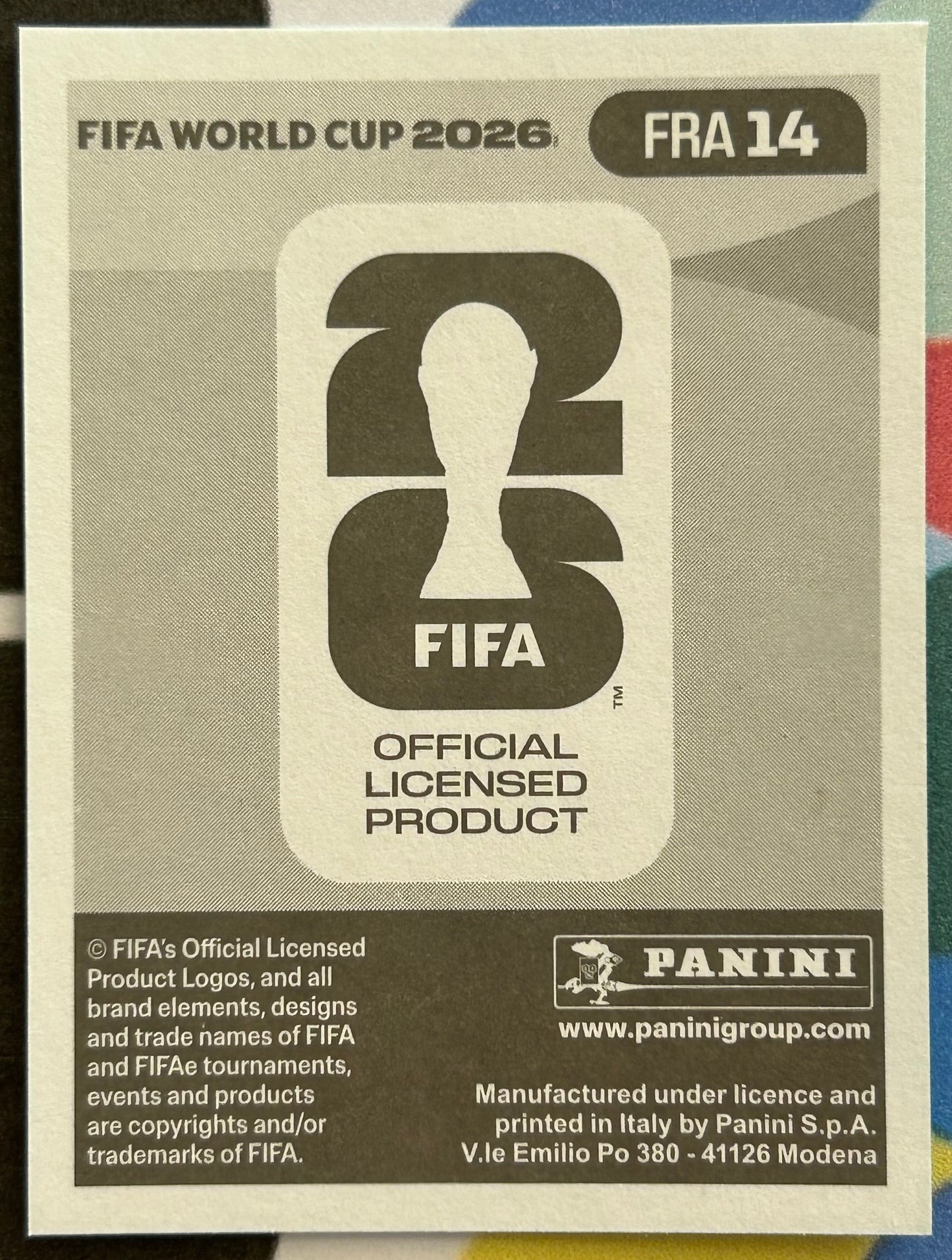 Panini FIFA World Cup 2026 Official Sticker Collection - MICHAEL OLISE (FRANCE) FRA14