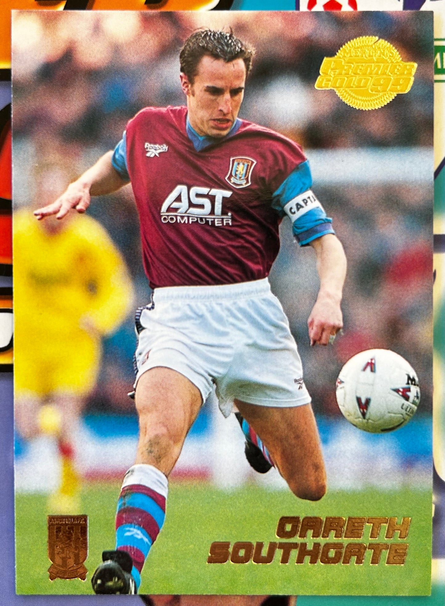 Merlin's Premier Gold 99 Trading Cards - GARETH SOUTHGATE (ASTON VILLA) #11
