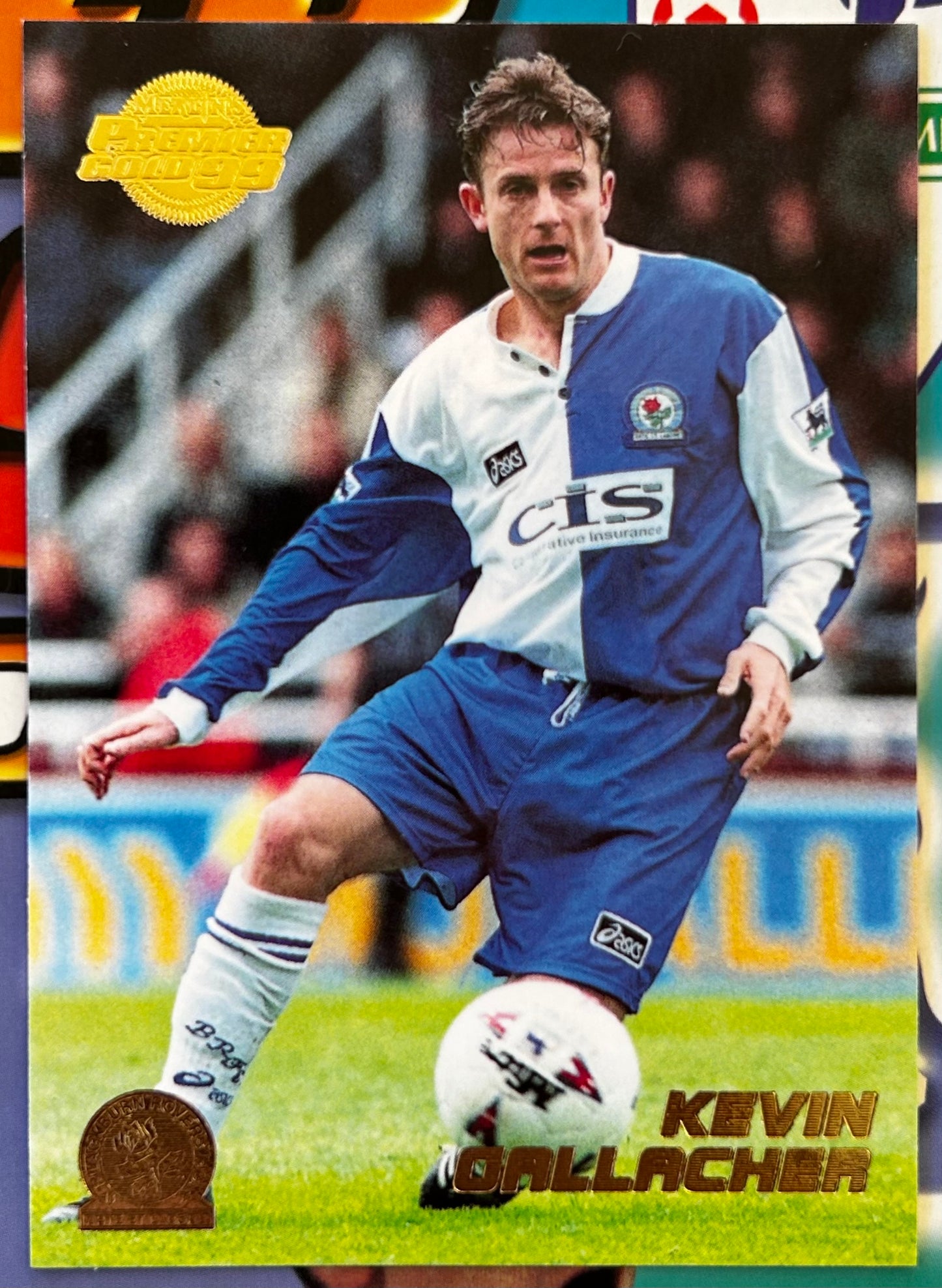 Merlin's Premier Gold 99 Trading Cards - KEVIN GALLACHER (BLACKBURN ROVERS) #23